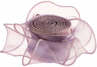 Лента Органза с леской, Пыльная роза