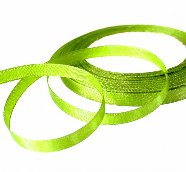 Лента Атлас Светло салатовый